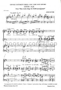 Good Ale (SATB) (from When Icicles Hang)