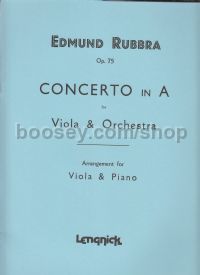 Concerto In A Op. 75 Vla