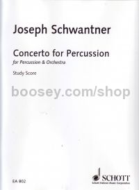 Percussion Concerto (Percussion & Orchestra) (Study Score)