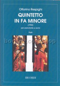 Quintet in F Minor (Piano Quartet) (String Quartet Parts)