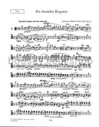 Ein Deutsches Requiem Op. 45 (viola part)