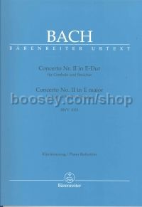 Concerto No2 Emaj 2Pf (Baren) BWV105