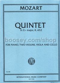 String Quintet K452 Strings & Piano Part