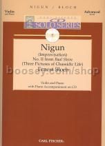 Nigun (No2 Baal Shem) Violin/Piano CD Solo Series