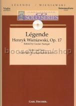 Legende Op. 17 Violin/Piano CD Solo Series