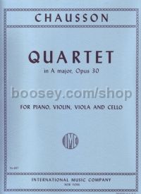 Quartet A Op. 30 Piano & Strings