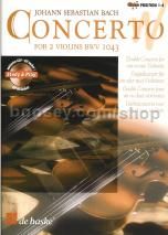 Concerto Dmin Bwv1043 2 Vns/Piano (Book & CD) 