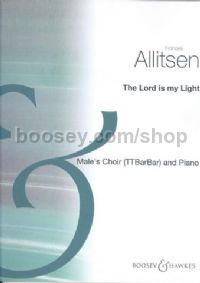 The Lord Is My Light TTBB & piano