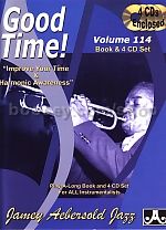 Vol. 114 Good Time (Book & 4 CDs) (Jamey Aebersold Jazz Play-along)