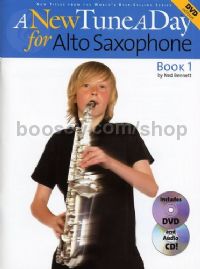 A New Tune A Day for Alto Sax (Book & CD/DVD)