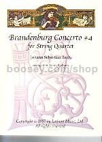 Brandenburg Concerto No4 String Quartet