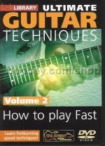 Ultimate Guitar Techniques How To Play Fast 2 DVD