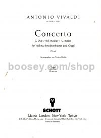 Concerto In G Rv298 Op. 4/12 Organ Part