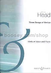 3 Songs of Venice for Medium Voice & Piano