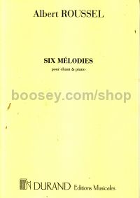 6 Mélodies, op. 19 - soprano & piano