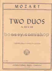 2 Duets Violin & Viola K423/4