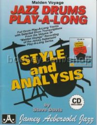 Maiden Voyage Drum Styles & Analysis (Book & CD) (Jamey Aebersold Jazz Play-along)