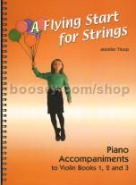 Flying Start For Strings Piano Accomps To Violin