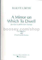 A Mirror On Which To Dwell Score