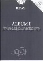 Album 1 7 Easy Pieces For Treble Rec/Bc (Book & CD) (Dowani 3-Tempi Play-Along series) 