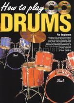 How To Play Drums For Beginners (Book & CD/free DVD)