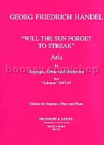 Will the Sun Forget to Streak Soprano/Oboe/Piano