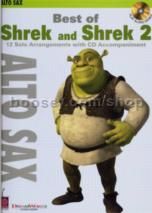 Shrek & Shrek 2 Best Of Alto Sax (Book & CD)