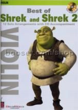 Shrek & Shrek 2 Best Of Violin (Book & CD)