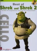 Shrek & Shrek 2 Best Of Cello (Book & CD)