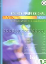 Sounds Professional Violin Book 1 & CD 