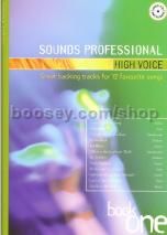 Sounds Professional High Voice Book 1 & CD 