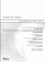 Music For Piano Great Melodies For Piano Set 2