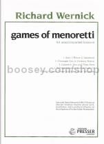 Games Of Menoretti Unaccomp Bassoon