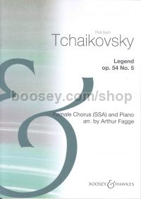 Legend, op. 54/5 for SSA & piano