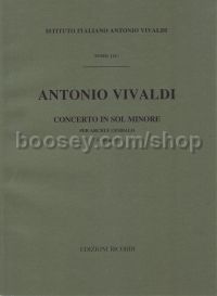 Concerto in G Minor, RV 156 (String Orchestra)