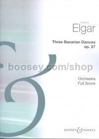 Three Bavarian Dances Op 27 (full score)