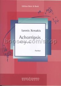 Achorripsis for 21 Players (Pocket or Study Score)