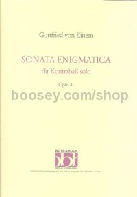 Sonata Enigmatica Op. 81 (Double Bass)