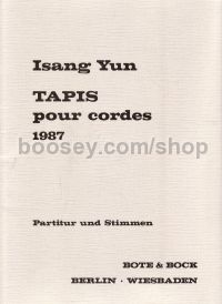 Tapis pour Cordes (1987) (Score only) (String Quartet)