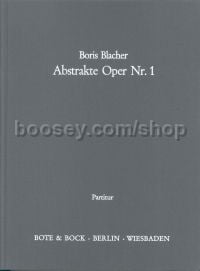 Abstrakte Oper No.1 (1953) (Full score)