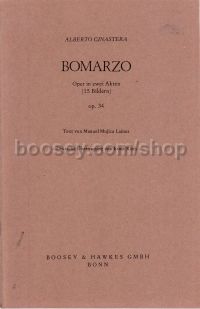 Bomarzo Op. 34 (Libretto) (German)