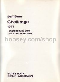 Challenge (1974) (Trombone)
