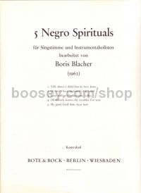 5 Negro Spirituals (1962) (Parts)