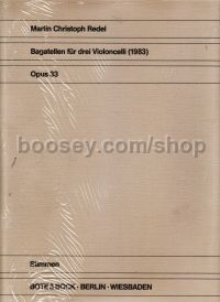 Bagatellen (1983) Op. 33 (3 Cellos (parts))