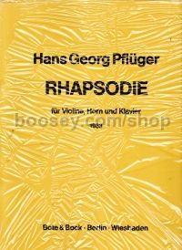 Rhapsody (1983) (Violin, Horn, Piano (3 Scores))