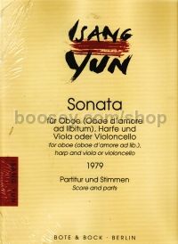 Sonata (1979) (Oboe, Harp, Viola or Cello (Score & parts))