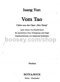 Vom Tao (1972/76) from Sim Tjong (SSAATTBB, Organ, Percussion) (Score)