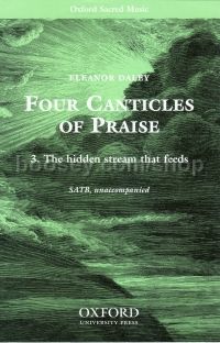 4 Canticles Of Praise 3 SATB