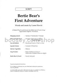 Bertie Bear's First Adventure Libretto