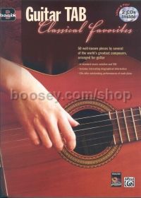 Basix (Guitar Tablature) Classical Favourites (Book & 2 CDs)